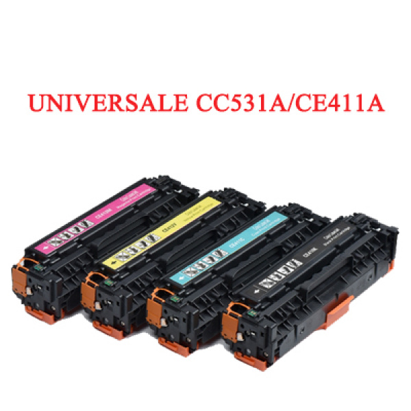 Toner rigenerato universale per HP CC531A 304A CE411A 305A CF381A Canon 718 ciano 2800pag. 3