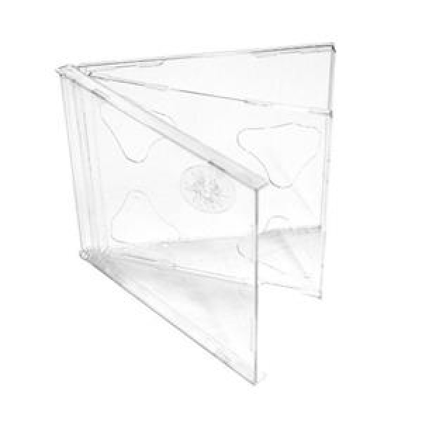 CUSTODIA 10.4mm CD JEWEL DOPPIA TRAY CLEAR lotto da 50pz 3