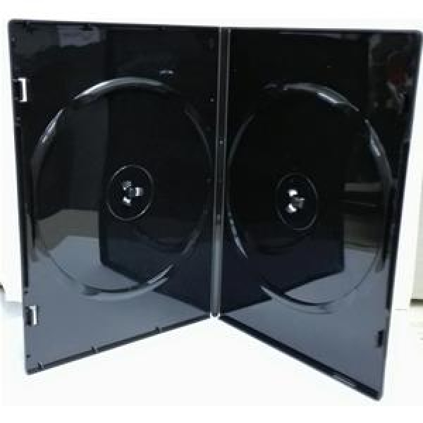 CUSTODIA 7mm DVD DOPPIA NERA LUCIDA 3