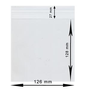 BUSTINE per CD DVD BLURAY 80my TRASPARENTI ALETTA BIADESIVA Conf.100pz