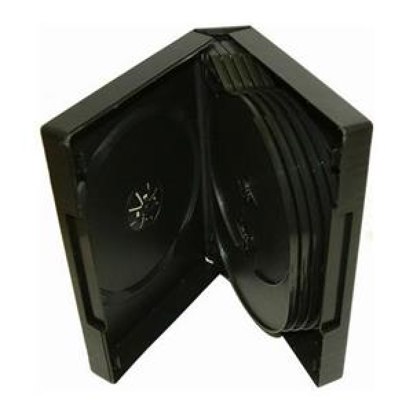 CUSTODIA 39mm DVD 12 posti NERA con 5 inserti 3