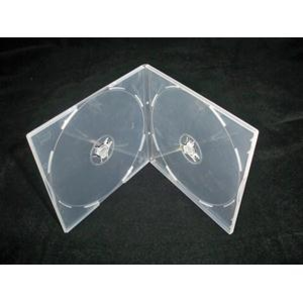 CUSTODIA 5mm in PP DOPPIA SUPER CLEAR QUADRATA 3