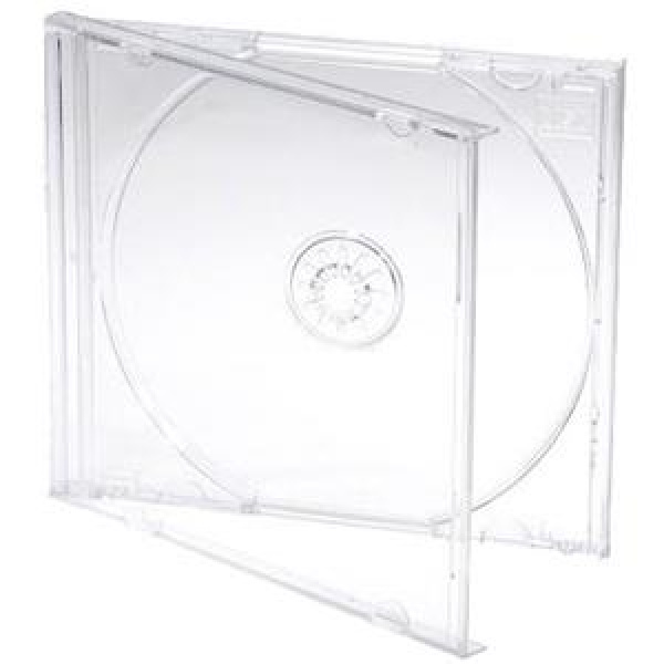 CUSTODIA 10.4mm CD JEWEL SINGOLO TRAY CLEAR 3