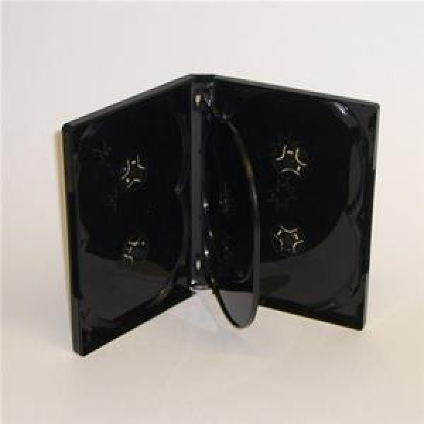 CUSTODIA 22mm DVD 6 posti NERA con 2 inserti lucida 3