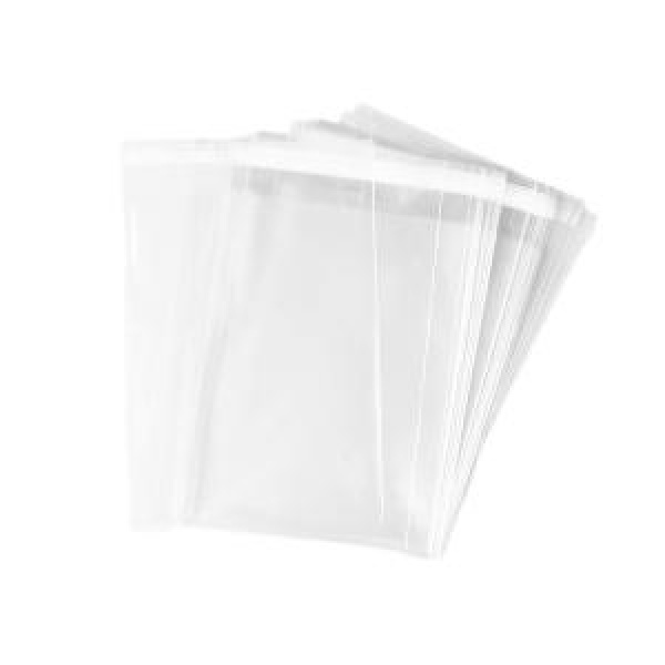 Bustine per custodia 30my slim box 5.2 con patella biadesiva Conf.100pz 3