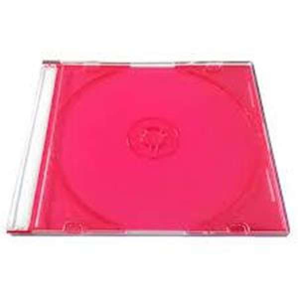 CUSTODIA 5.2mm CD SLIM SINGOLA TRAY colore ROSA 3