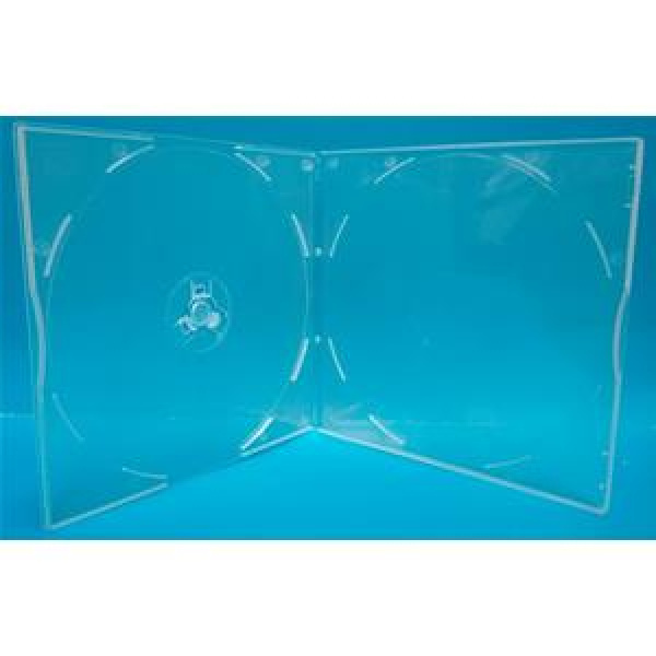 CUSTODIA 5mm in PP SINGOLA SUPER CLEAR QUADRATA no portafascetta 3