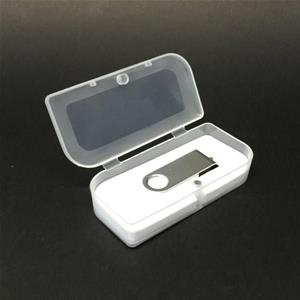 BOX PEN DRIVE 95x45x20 Super Clear, con inserto in spugna bianco, con chiusura a calamita, senza portafascetta