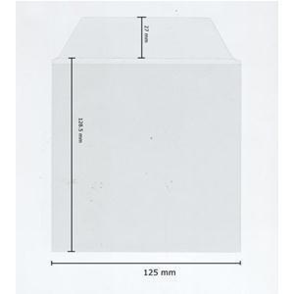 BUSTINE CD DVD BLURAY 80my TRASPARENTI LISCE con ALETTA 100pz 3