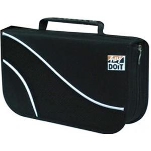 BORSA x CD/DVD a 96 POSTI NERA – CD-Bag in tessuto