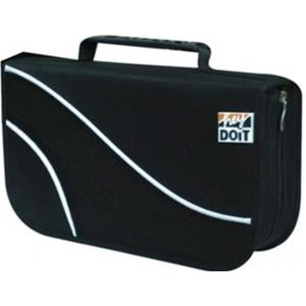 BORSA x CD/DVD a 96 POSTI NERA – CD-Bag in tessuto 3