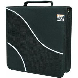 BORSA x CD/DVD a 200 POSTI NERA – CD-Bag in tessuto 3