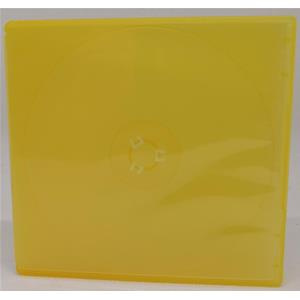 CUSTODIA 5mm in PP SINGOLA QUADRATA GIALLO