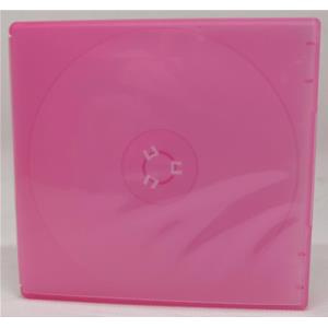 CUSTODIA 5mm in PP SINGOLA QUADRATA ROSSO