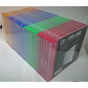 CUSTODIA 5.2mm CD SLIM SINGOLA TRAY COLORATO Conf.50pz