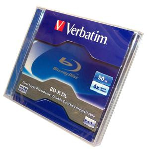 Blu-Ray BD-R DL 50GB 6x Jewel 1pz VERBATIM MABL