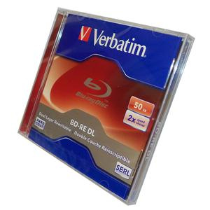 Blu-Ray BD-RE DL 50GB 2x Jewel 1pz VERBATIM SERL ReWritable 3