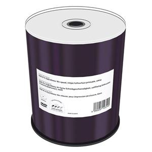 DVD-R 4.7GB 120min 16x Cake 100pz MediaRange Stampabile Bianca 23-118mm