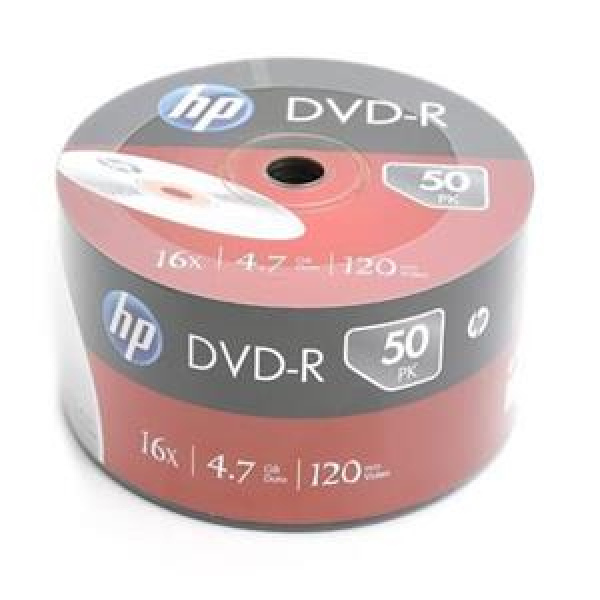 DVD-R 4.7GB 120min 16x Shrink 50pz HP – 69303 3