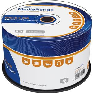 DVD+R 4.7GB 120min 16x Cake 50pz MediaRange