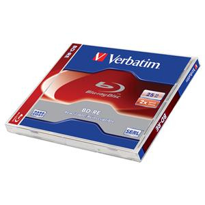 Blu-Ray BD-RE SL 25GB 2x Jewel 1pz VERBATIM ReWritable