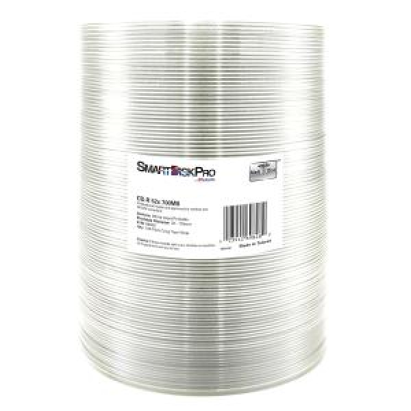 CD-R 700MB 80min 52x Shrink 100pz VERBATIM SmartDisk Pro Stampabile Bianca 23-118mm MEDICALE 3