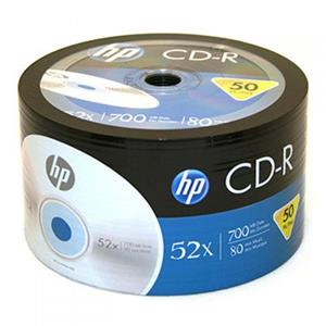 CD-R 700MB 80min 52x Shrink 50pz HP – 69300