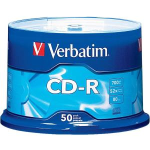 CD-R 700MB 80min 52x Cake 50pz VERBATIM