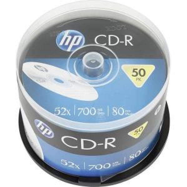 CD-R 700MB 52x Cake 50pz HP – 69307 3