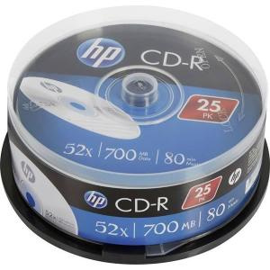 CD-R 700MB 52x Cake 25pz HP – 69311