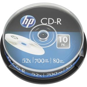 CD-R 700MB 80min 52x Cake 10pz HP – 69308