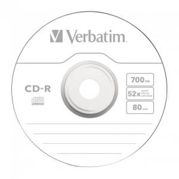CD-R 700MB 80min 52x Cake VERBATIM Extra Protection (lotto minimo 10pz) 3