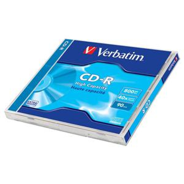 CD-R 800MB 90min 40x Jewel 1pz VERBATIM Extra Protection 3