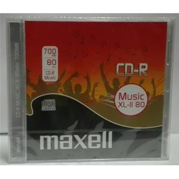 CD-R AUDIO 700MB 80min Jewel 1pz MAXELL XL-II Music Pro 3