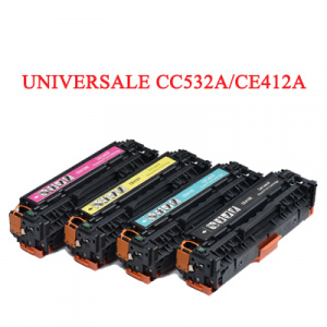 Toner rigenerato universale per HP CC532A 304A CE412A 305A CF382A giallo 2800pag.