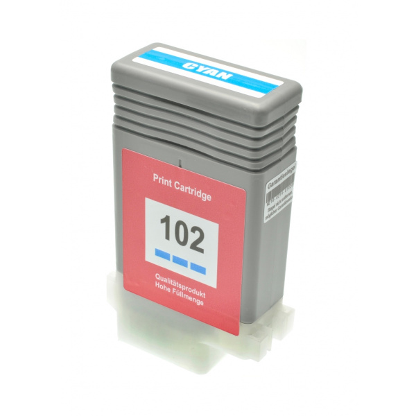Cartuccia comp. per Canon PFI-102c ciano 0896B001 ink pigmentato 3