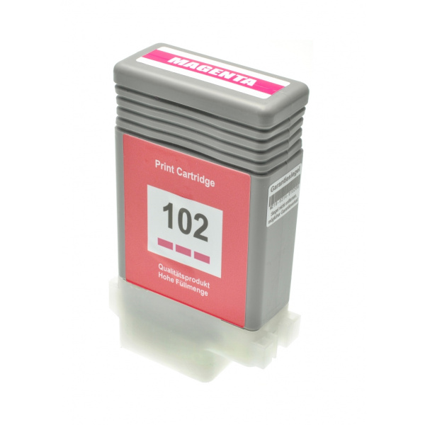Cartuccia comp. per Canon PFI-102m magenta 0897B001 ink pigmentato 3