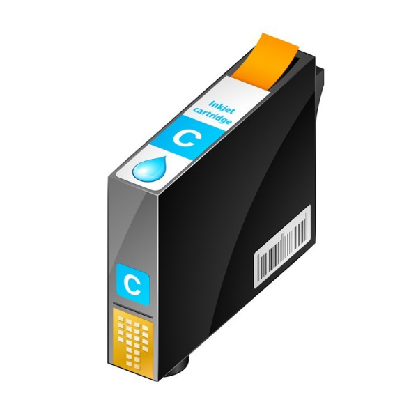 Cartuccia comp. per Epson WF-C579 C529 T01C200 ciano ink pigmentato 3