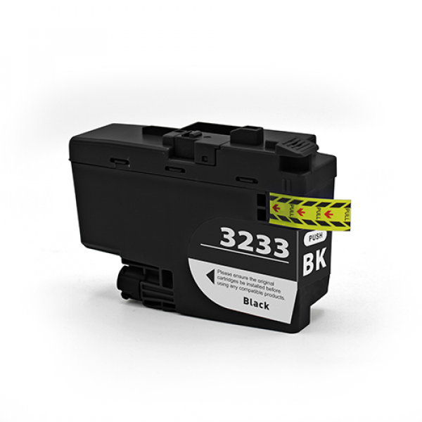 Cartuccia compatibile per Brother LC-3233 nero 3000pag.PIGMENTATO 3