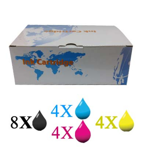 Kit 20 Cartucce per Epson 8XT0711 4XT0712 4XT0713 4XT0714 3