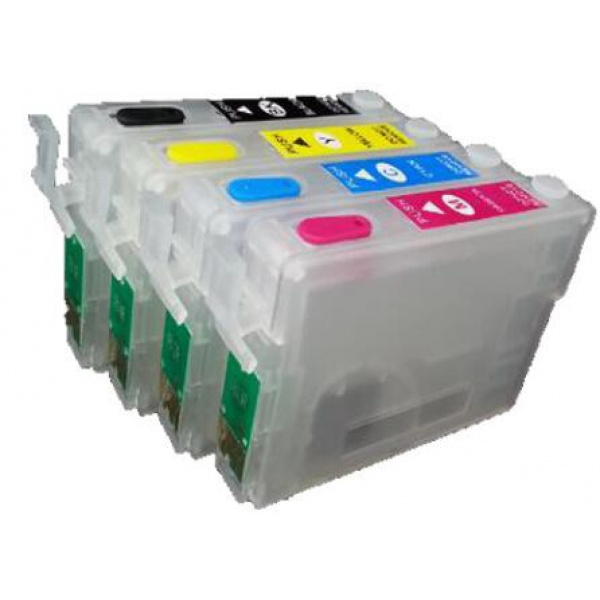 KIT 4 Cartuccia ricaricabili per Epson T2711 T2712 T2713 T2714 con chip autoreset 3