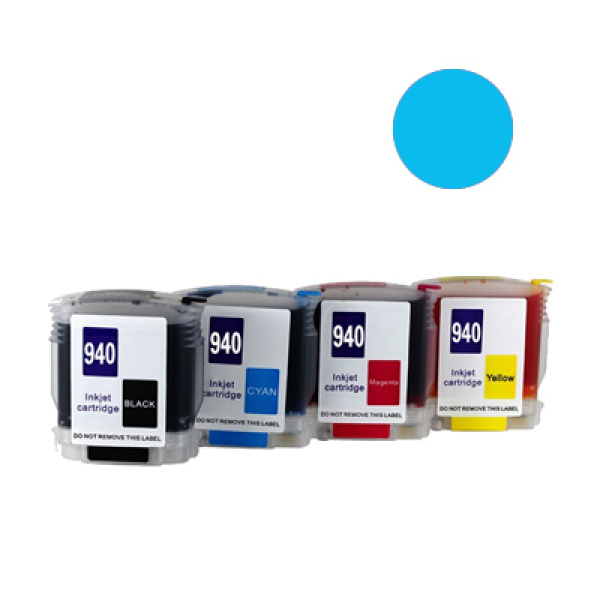 Cartuccia ricaricabile vuota per HP 940 C4907AE ciano con chip autoreset 3