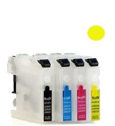 LC38 LC39 LC61 LC65 LC980 LC985 LC990 LC1100 Cartuccia D'inchiostro Ricaricabile Per Brother DCP-J125 185C 195C J315W DCP- J140W/145C/165C - Foto 8