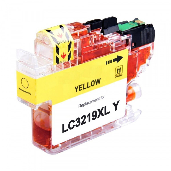 SENZA SCATOLA Cartuccia compatibile per Brother LC-3219 giallo 1500pag.con chip aggiornato 3