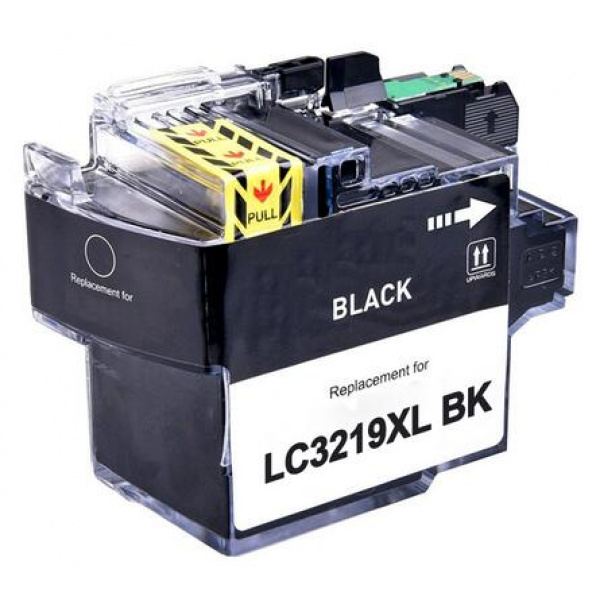 SENZA SCATOLA Cartuccia compatibile per Brother LC-3219 nero 3000pag.con chip aggiornato 3