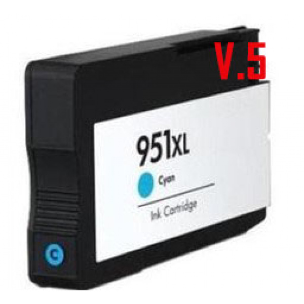 Senza scatole Cartuccia per HP 951XL CN046AE ciano 1500pag chip aggiornato versione 5* 3