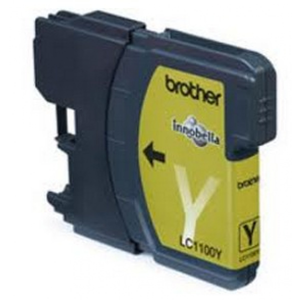 Cartuccia per Brother LC-980 LC-985 LC-1100 giallo 3
