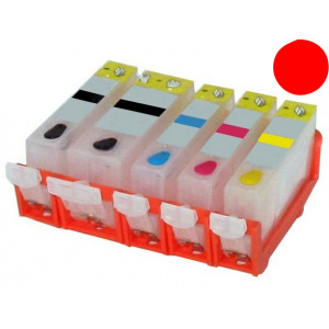 Cartuccia ricaricabile vuota .per Canon CLI-526 magenta con chip autoreset