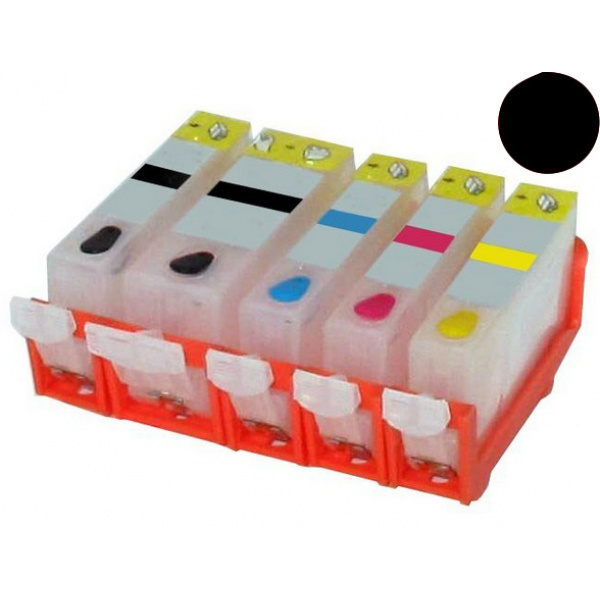 Cartuccia ricaricabile vuota .per Canon PGI-525 nero con chip autoreset 3