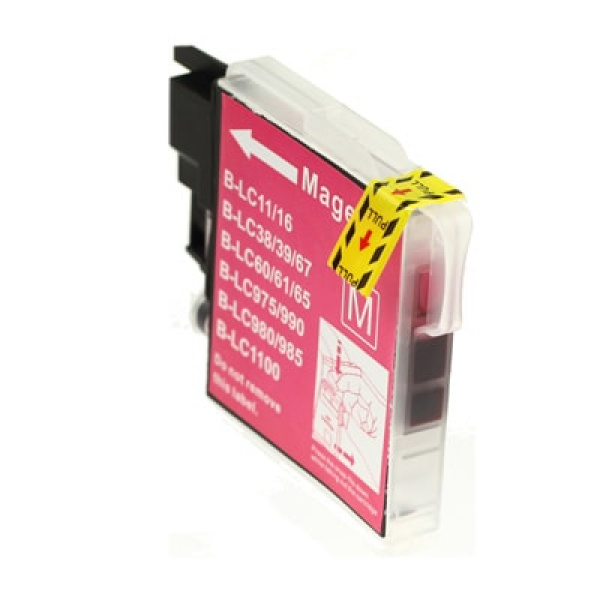 MAGENTA Cartuccia per Brother LC-980 LC-985 LC-1100 magenta 3